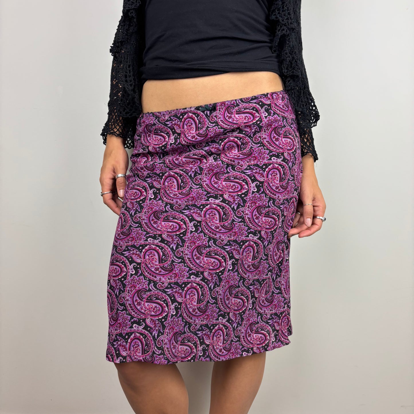 Paisley Midi Skirt | Size S-M