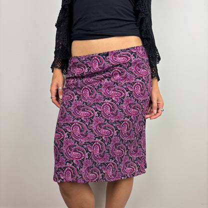 Paisley Midi Skirt | Size S-M