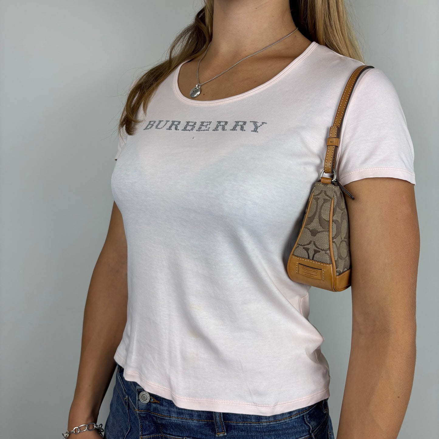 Burberry Daimante Baby Tee | Size S-M