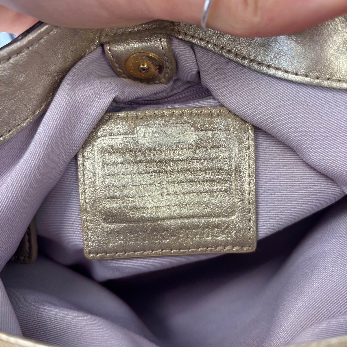 Coach Signature Soho Lynn Small Tote