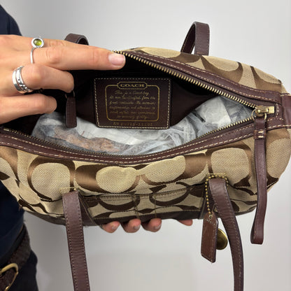 Coach Signature Boston Satchel