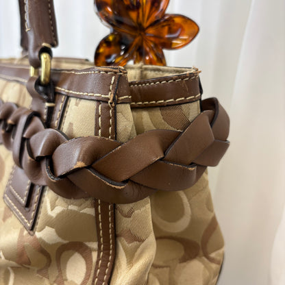 Coach Op Art Hamptons Medium Satchel Bag