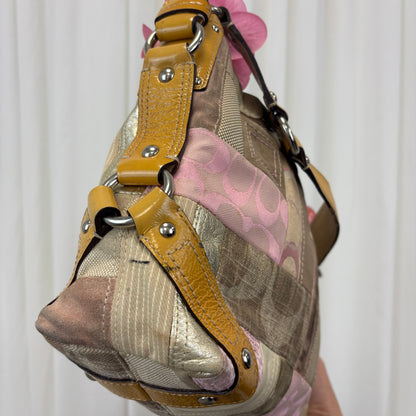 Coach Medium Patchwork Carly Tote Bag