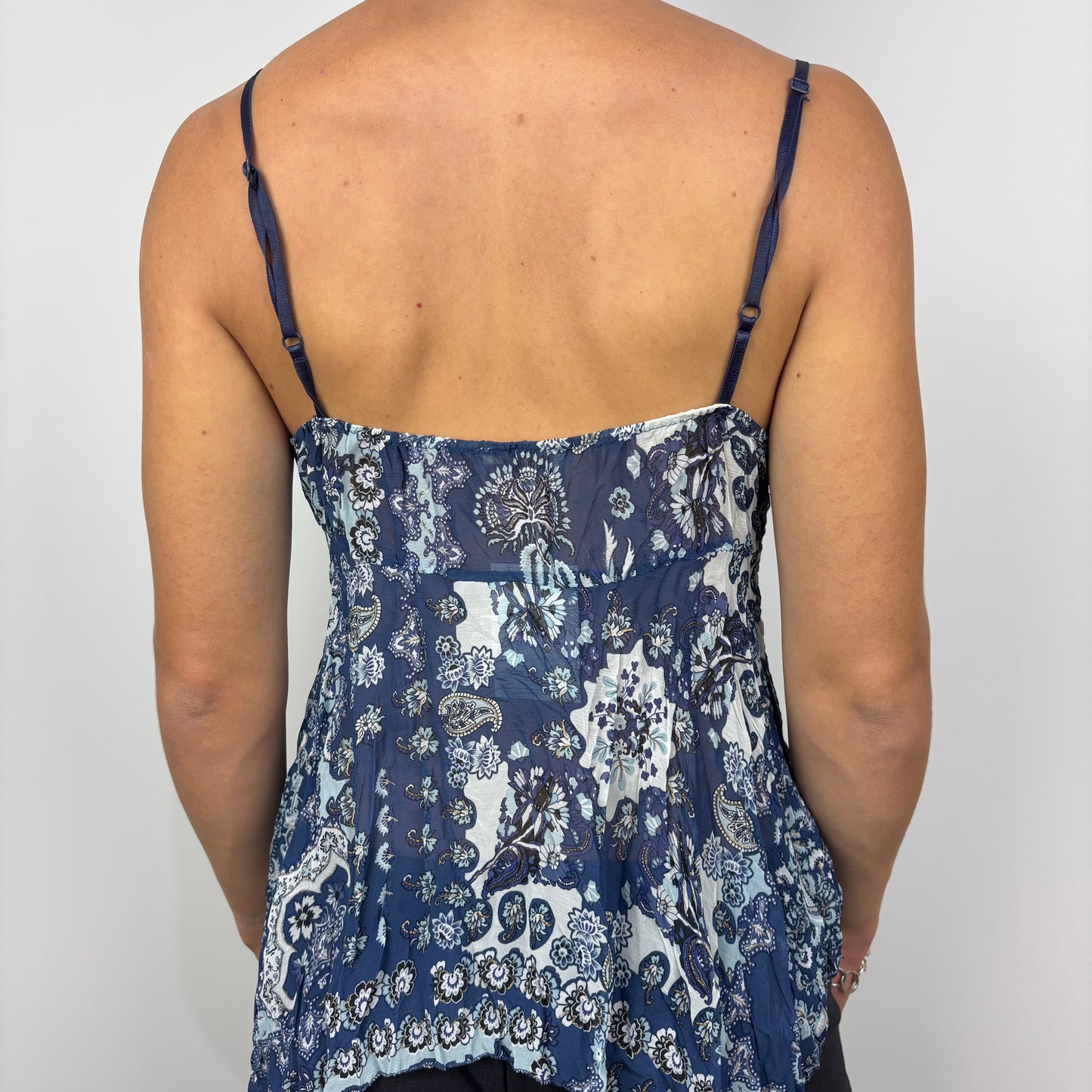 Miss Wan Assymetric Paisley Cami