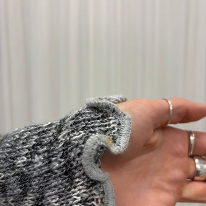 2000s Lettuce Hem Cardigan
