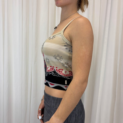 Sheer Paisley Cami | Size S