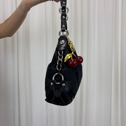 Coach Signature Carly Bag with Chain