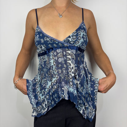 Miss Wan Assymetric Paisley Cami