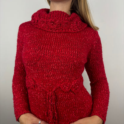 Italian 2000s Floral Knit