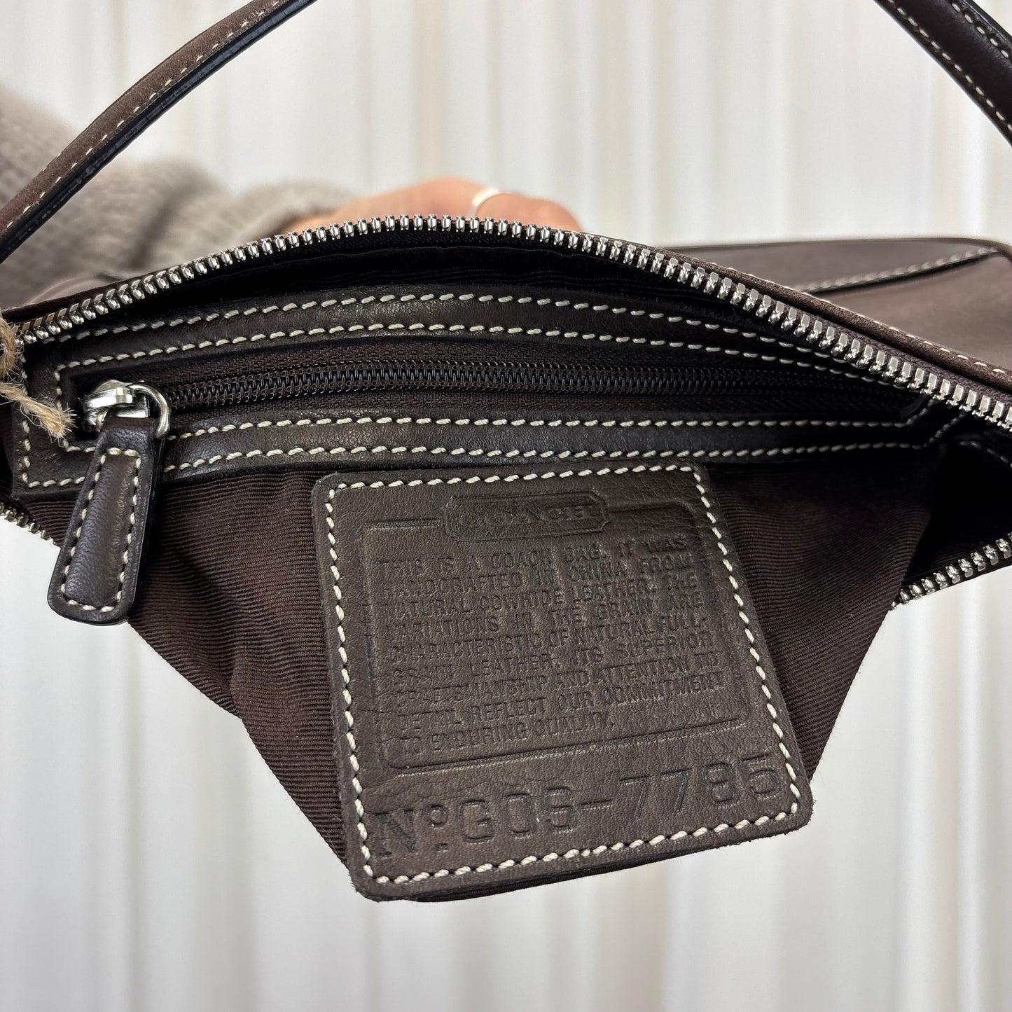 Coach Leather Brown Demi Bag