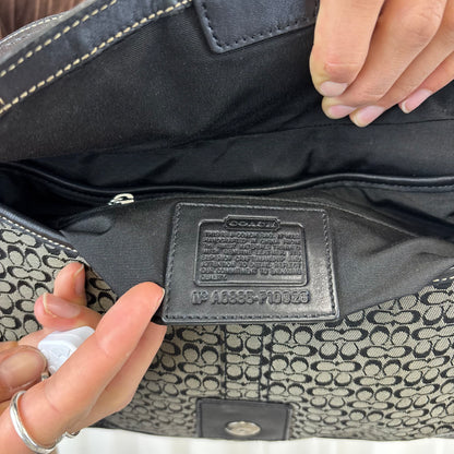 Coach Signature Medium Black Soho Bag