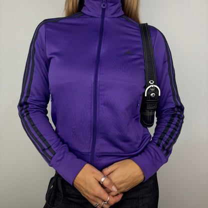 Purple Adidas Tracksuit Top