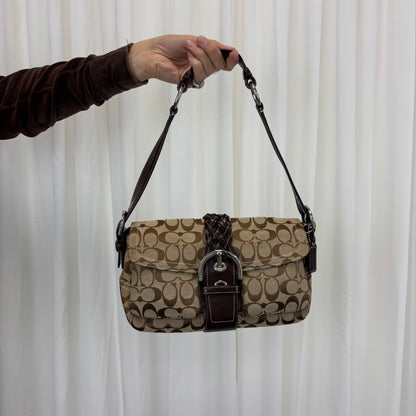 Coach Signature Double Pocket Soho Bag