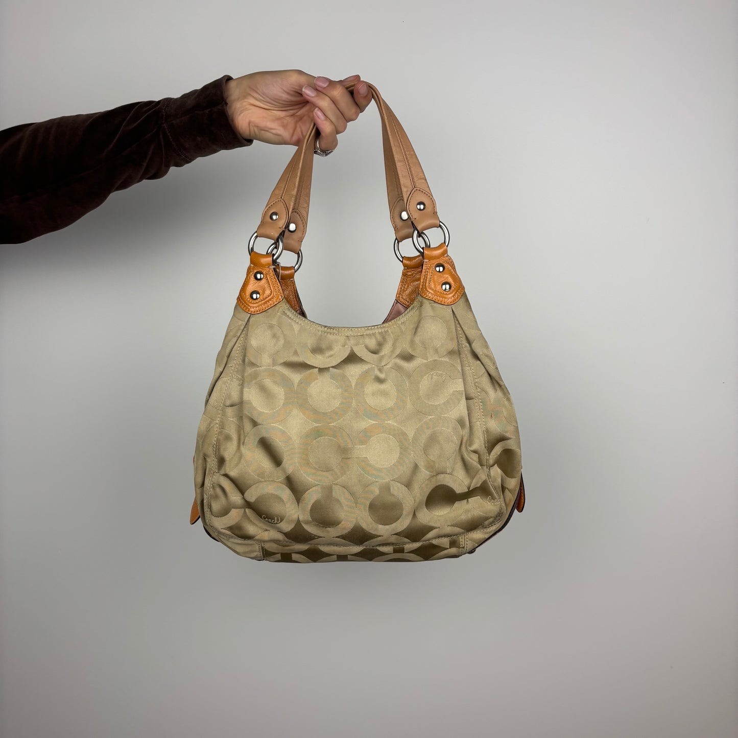 Coach Madison Maggie Pink Orange Bag