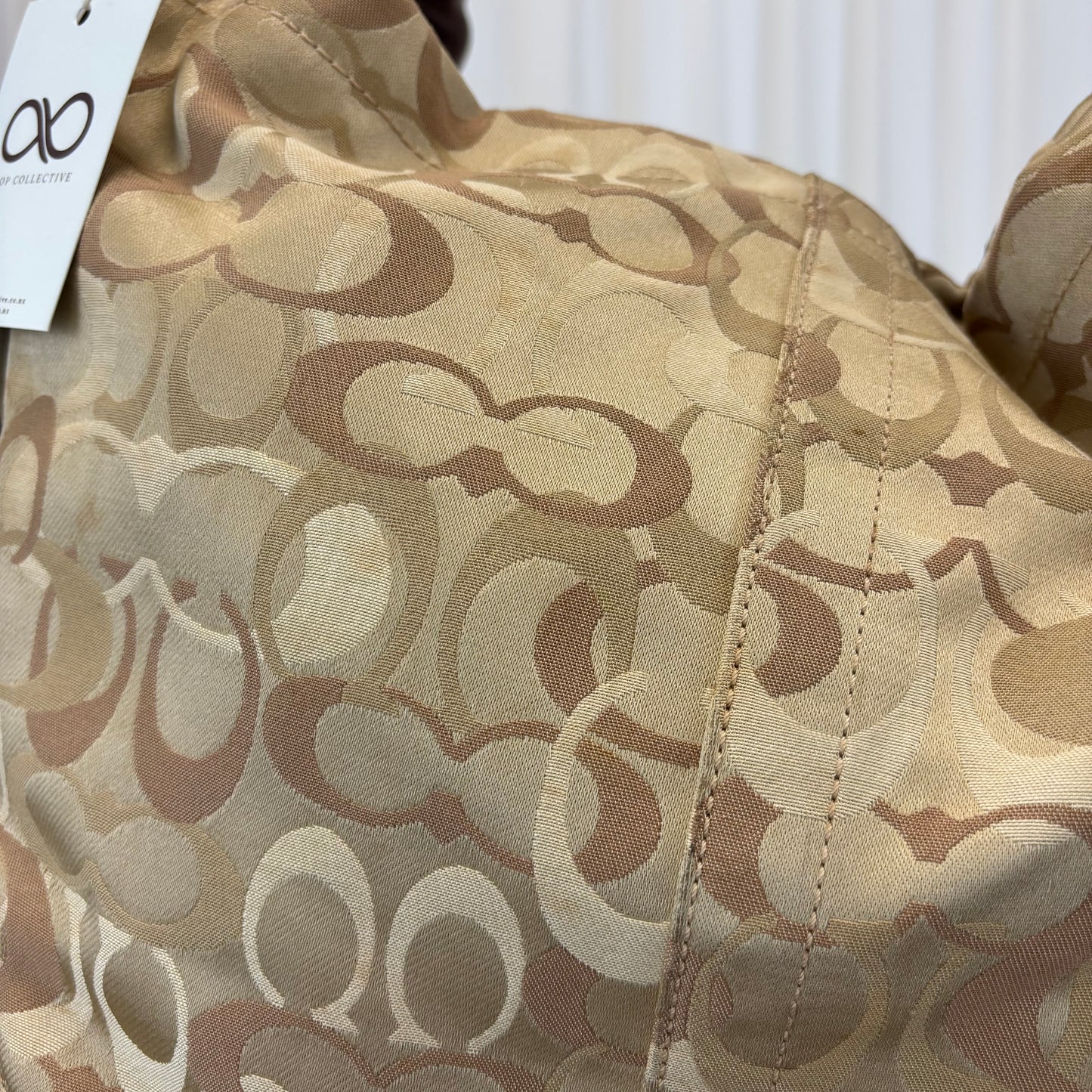Coach Op Art Large Carly Bag