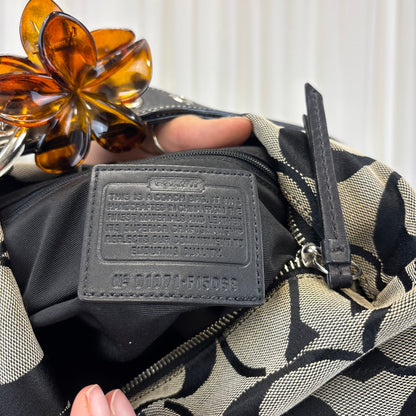 Coach Signature East West 2-Way Bag Grey/Black