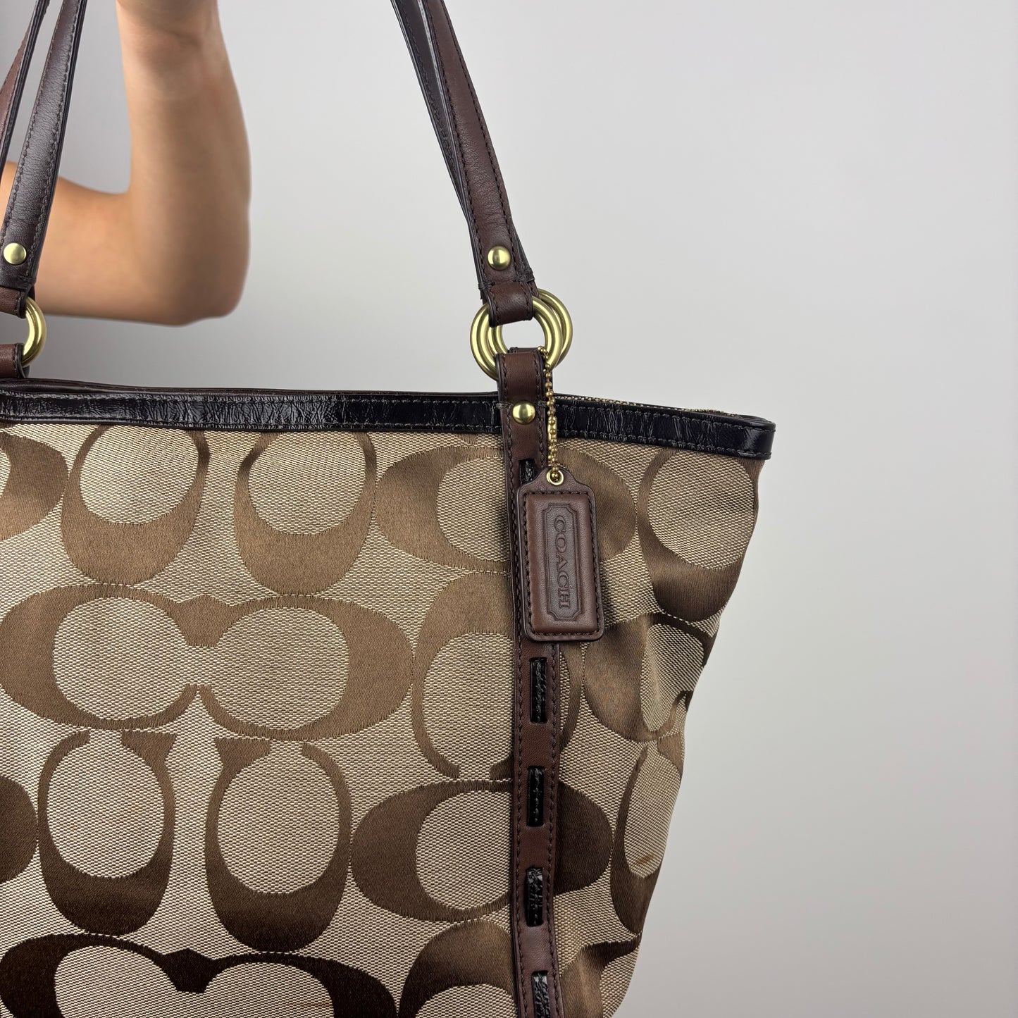 Coach Signature Bleecker Tote Bag