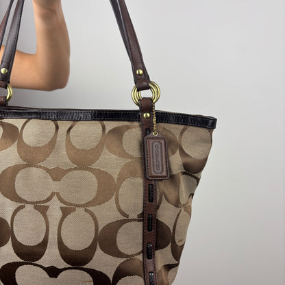 Coach Signature Bleecker Tote Bag