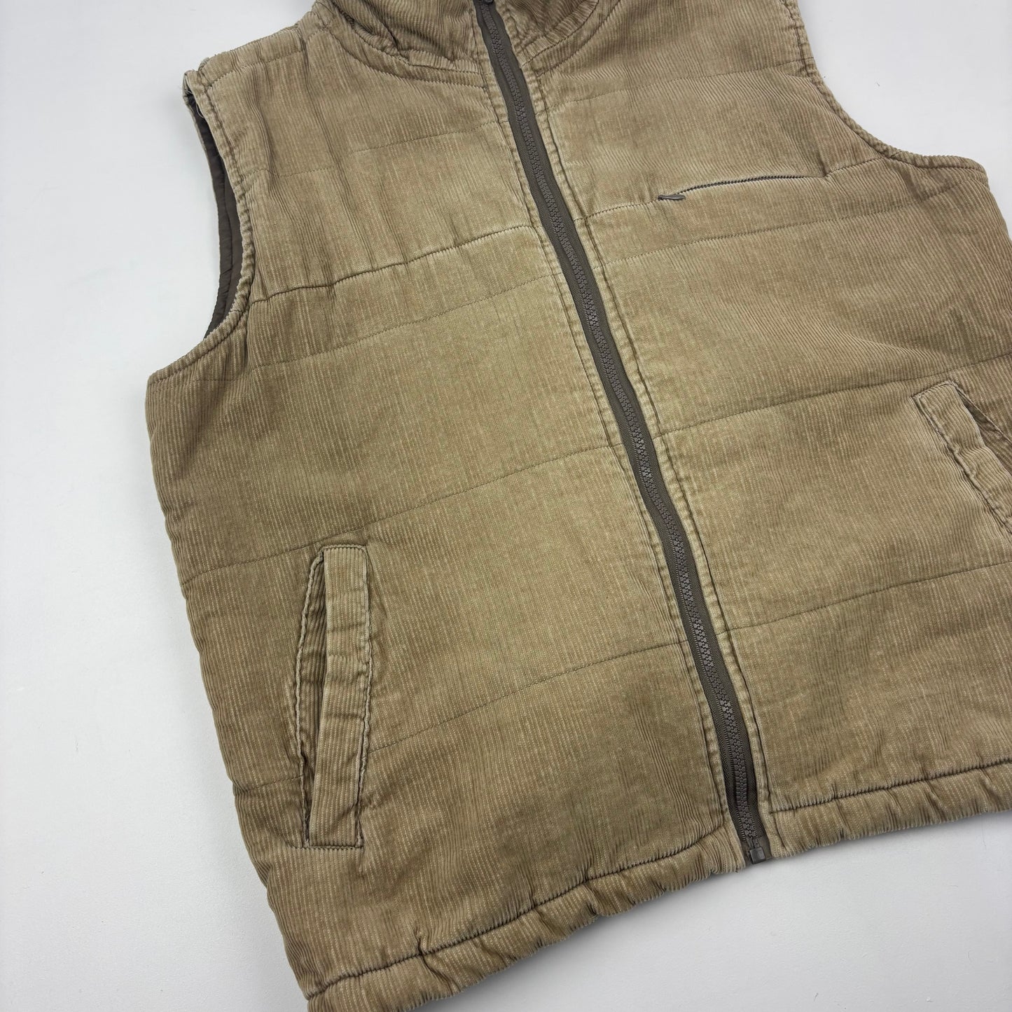 Corduroy 2000s Puffer Vest