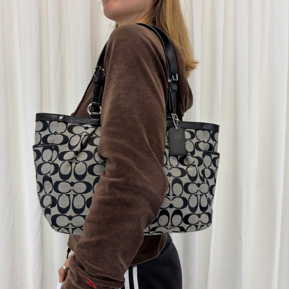 Coach Signature Black Tote Bag