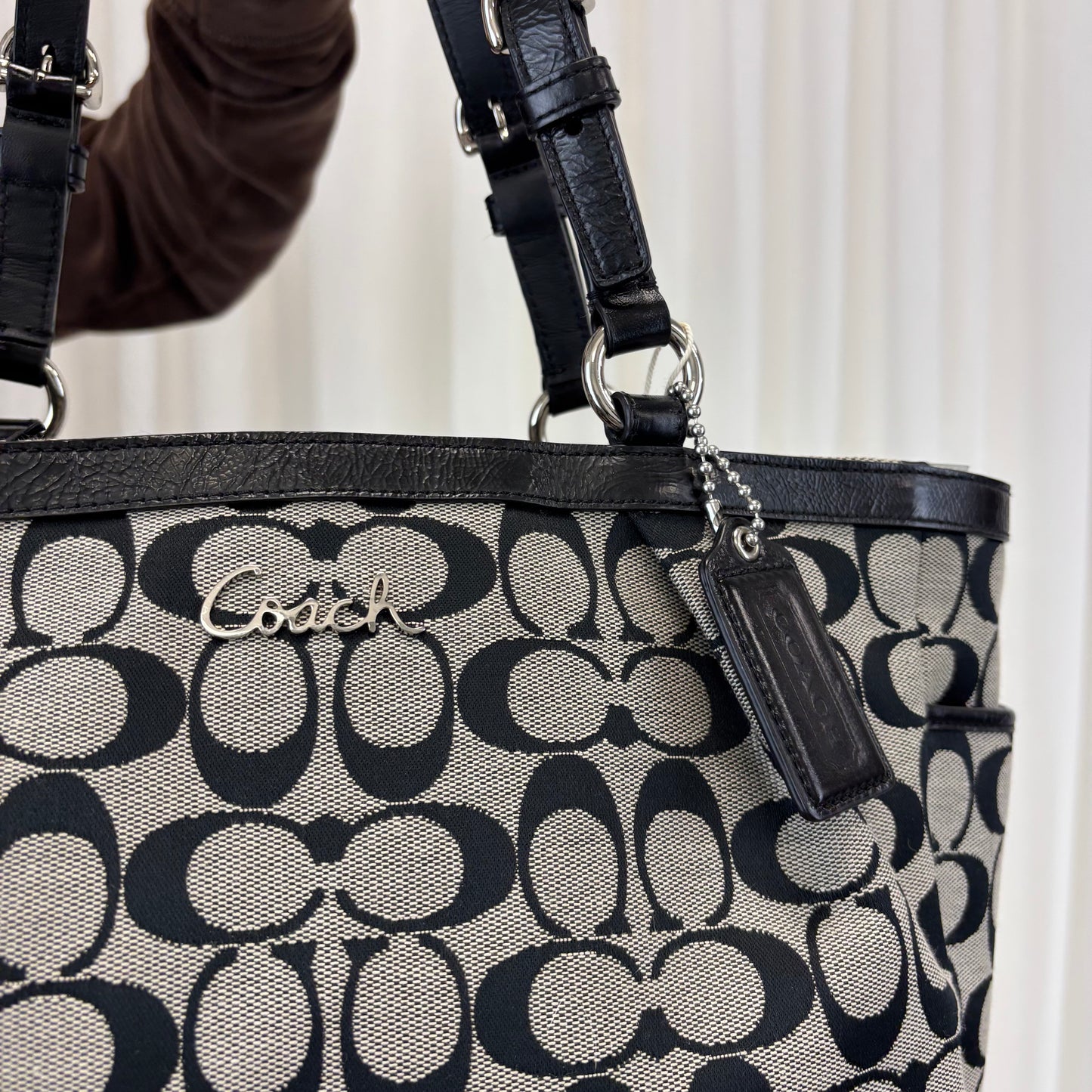 Coach Signature Black Tote Bag