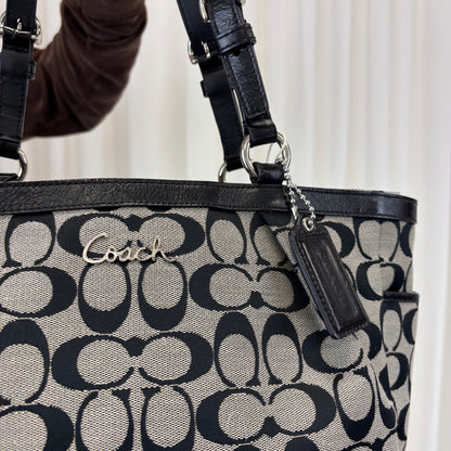 Coach Signature Black Tote Bag