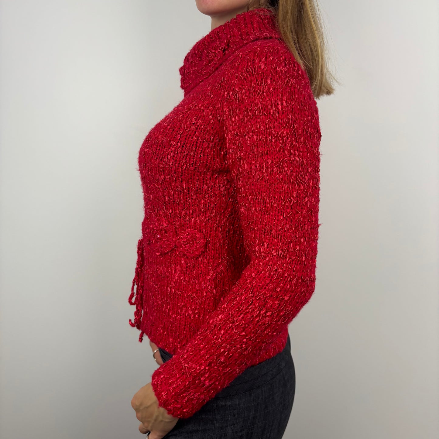 Italian 2000s Floral Knit