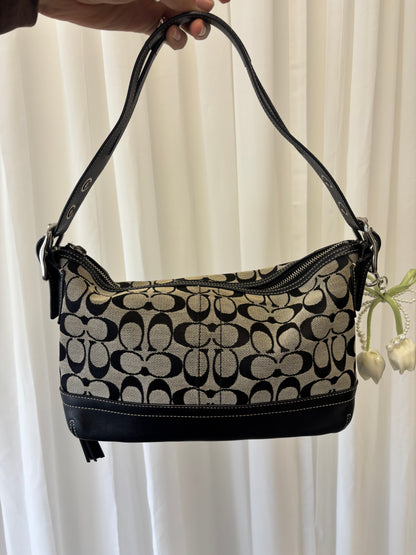 Coach Signature East West Shoulder Bag Grey
