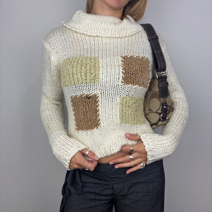 Y2K Geometric Sweater