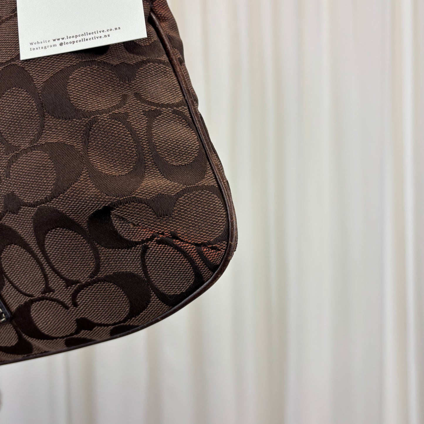 Coach Signature Hamptons Shoulder/Crossbody Bag