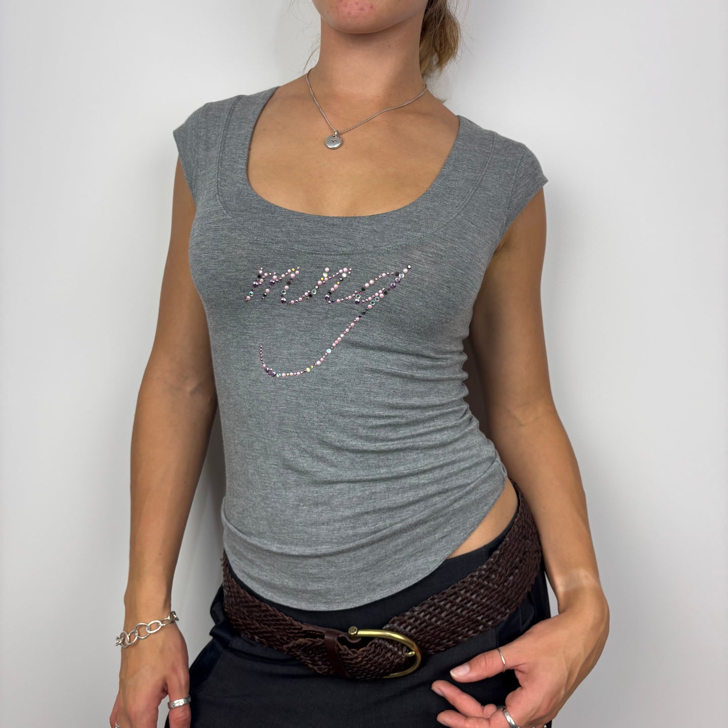 MNG Sequin Baby Tee