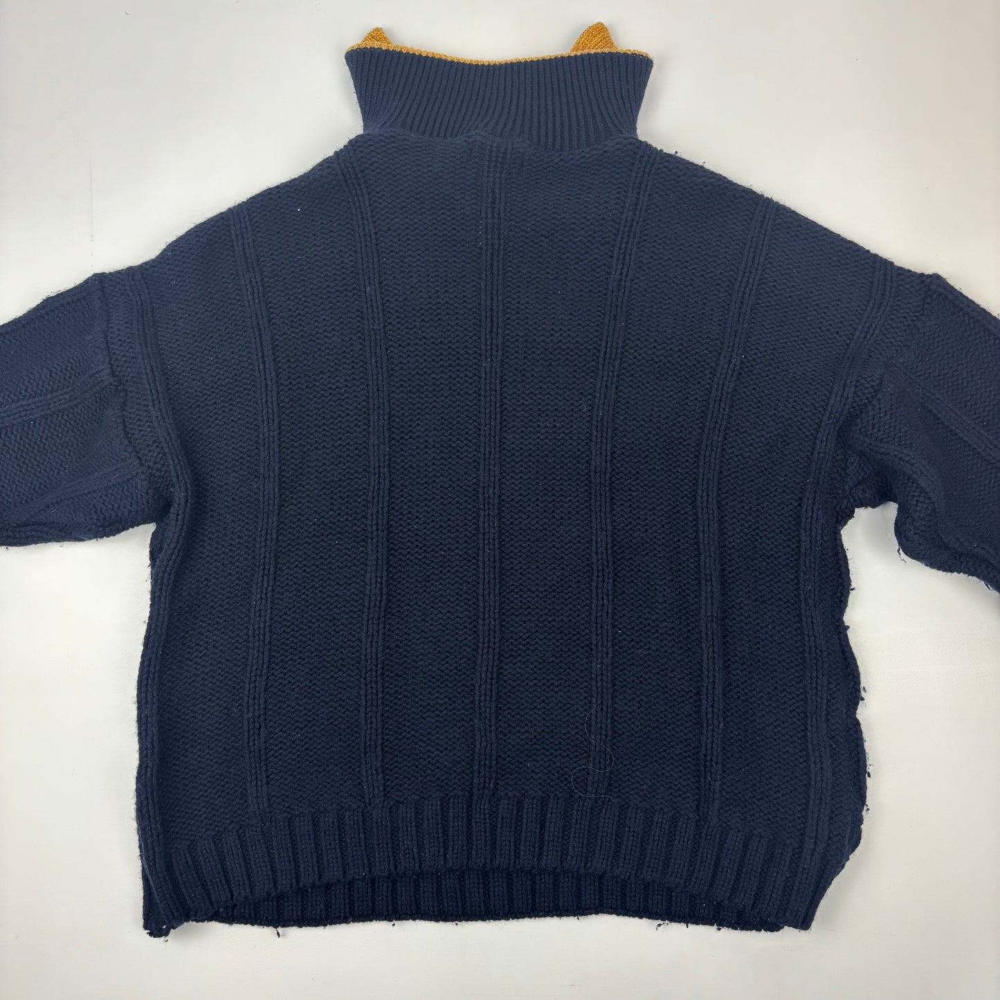 Cable Knit High Neck Jumper