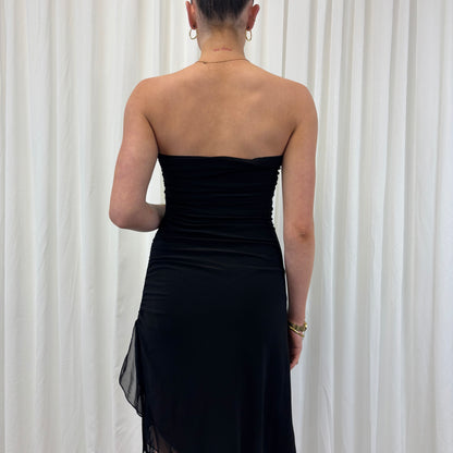 Y2K Ruched Midi Dress