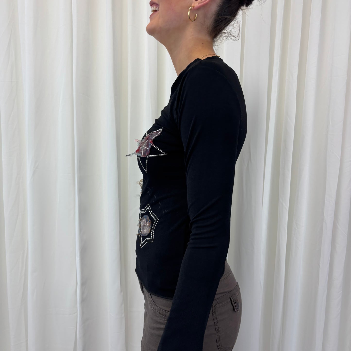 Italian Y2K Star Top