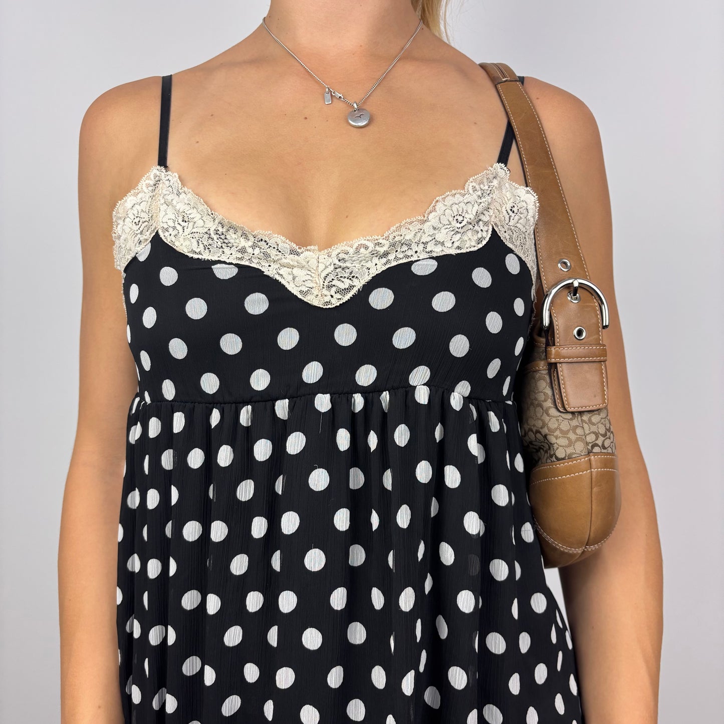 Polkadot Lace Minidress