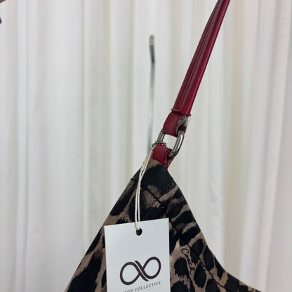 Coach Parker Ocelot Tote with Crossbody Strap