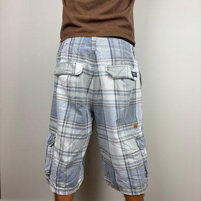 Crazy Southpole Cargo Plaid Shorts | Size 38