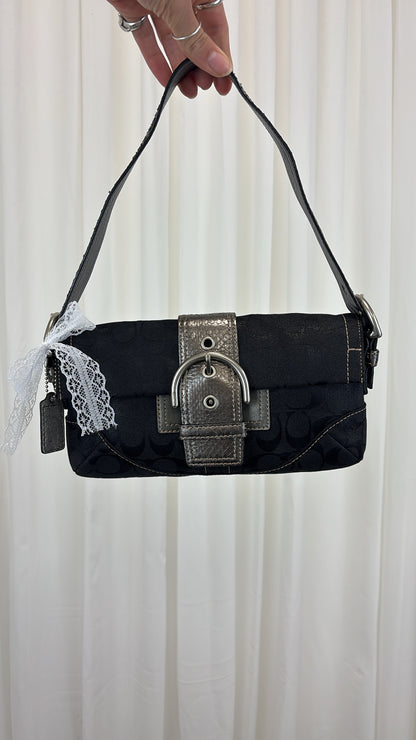 Coach Signature Snakeskin Soho Bag