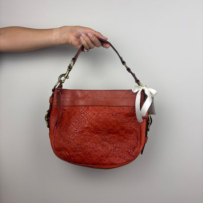 Coach Woven Zoe Tote Bag