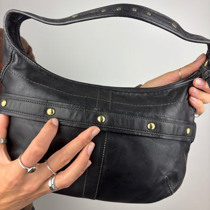 Coach Ergo Belted Hobo Bag in Black Leather *Rare*