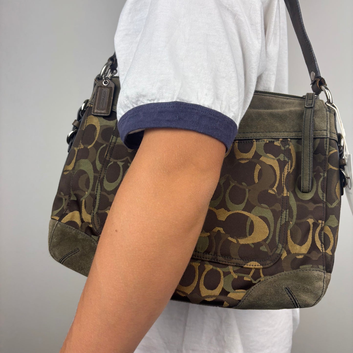 Coach Chelsea Optic Hobo Bag Brown