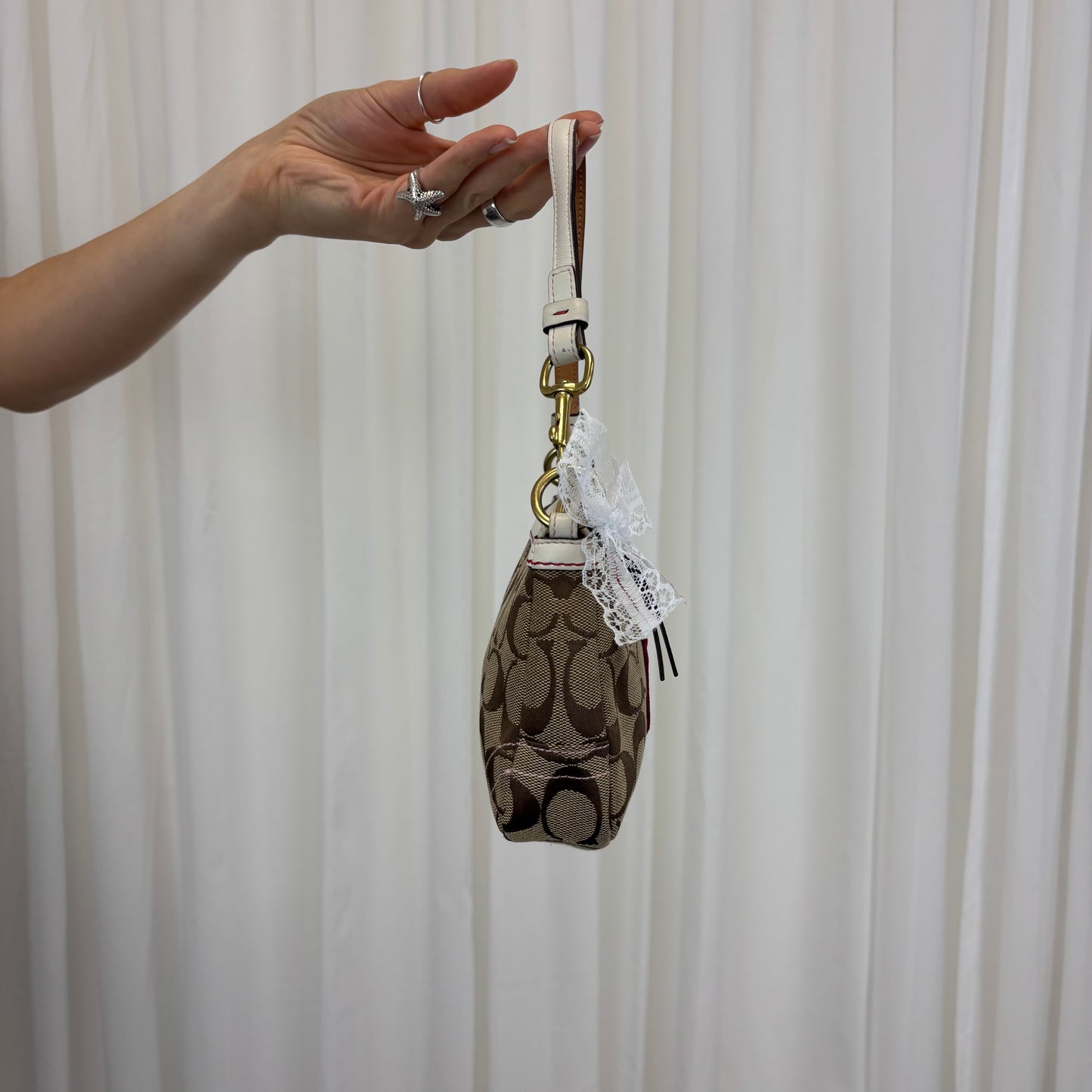 Coach Signature Poppy Floral Demi Bag