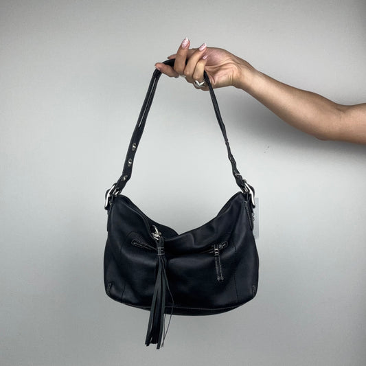 Coach East West Black Leather Bag