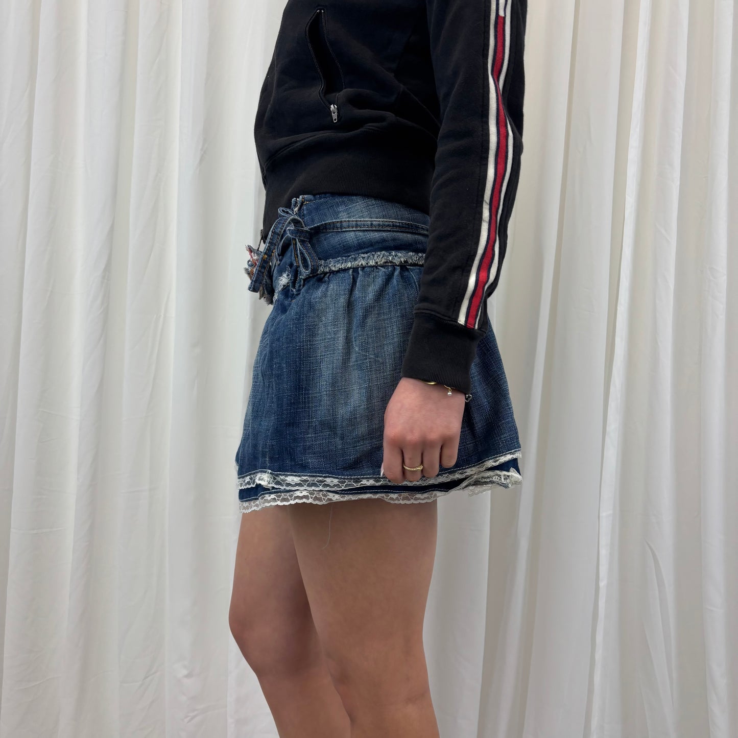 Y2K Rosette Mini Skirt