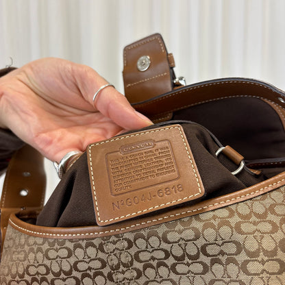 Coach Signature Mini Soho Tan Bag