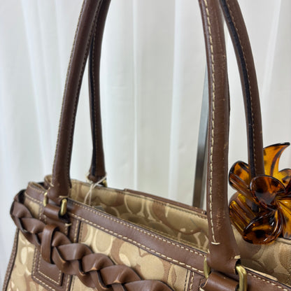 Coach Op Art Hamptons Medium Satchel Bag