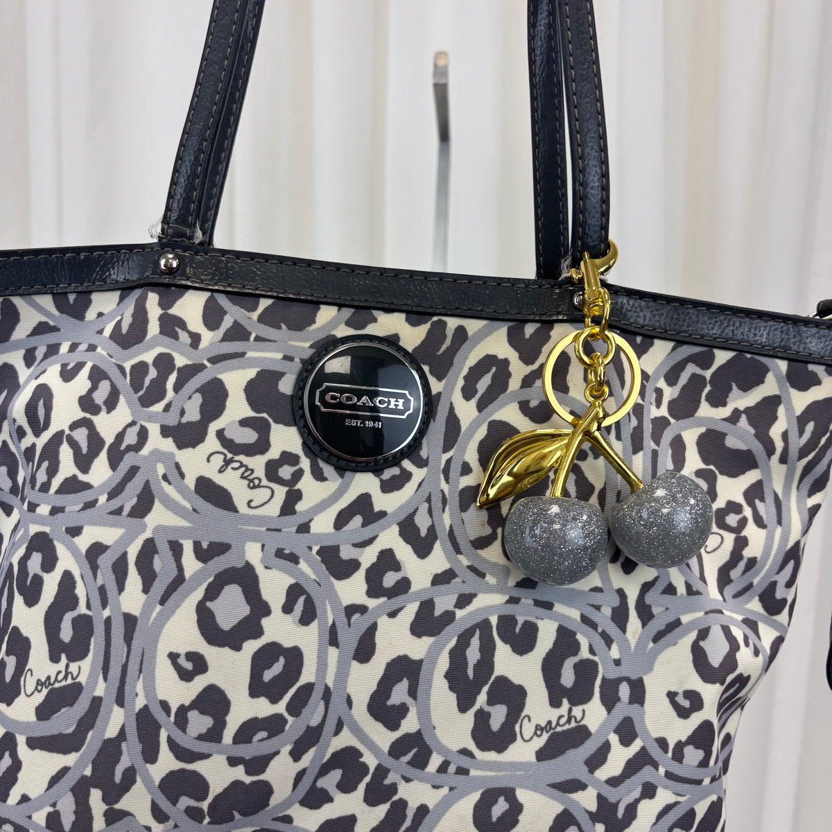 Coach Leopard Mini Tote Bag