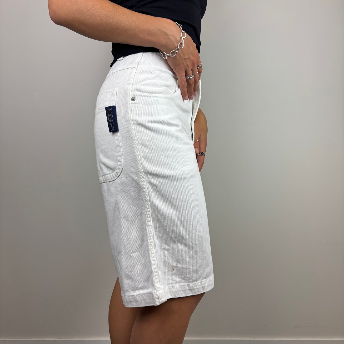Solo White Jorts | Size 32