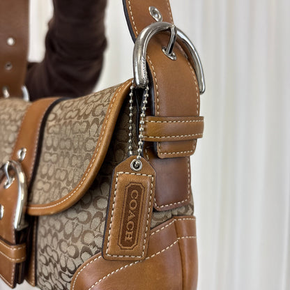 Coach Signature Mini Soho Tan Bag