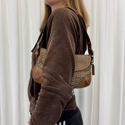 Coach Signature Mini Soho Tan Bag